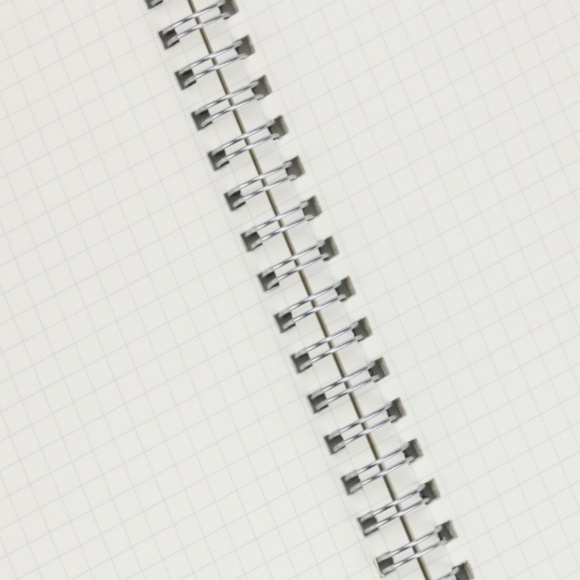 B5 TRANSPARENT HARDCOVER 3 NOTEBOOKS(SQUARE GRID) - Picture 2 of 4